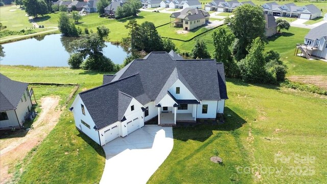 108 Augusta Ln, Shelby, NC 28150 - aerial perspective of suburban area with a large body of water