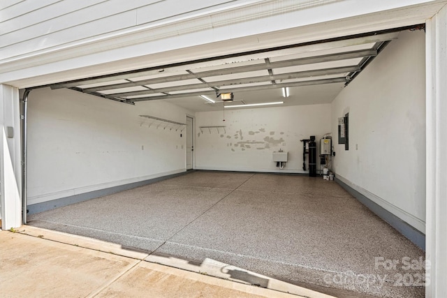 7315 Surprise Ct, Charlotte, NC 28215 - garage featuring a garage door opener and electric panel