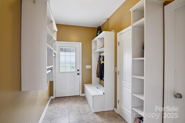 585 Clearwater Lake Rd, Kershaw, SC 29067 - mudroom featuring baseboards and light tile patterned floors