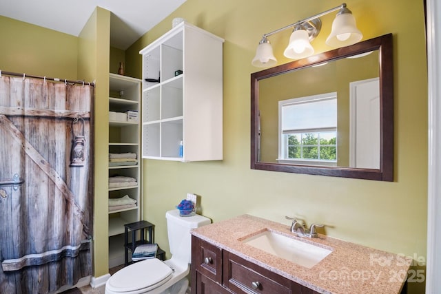 585 Clearwater Lake Rd, Kershaw, SC 29067 - bathroom featuring vanity and a shower with shower curtain