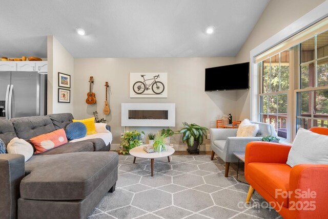 12 Buckshot Ridge Dr, Asheville, NC 28804 - living area featuring baseboards and recessed lighting