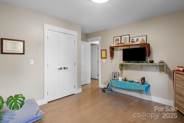 12 Buckshot Ridge Dr, Asheville, NC 28804 - bedroom featuring wood finished floors and a closet