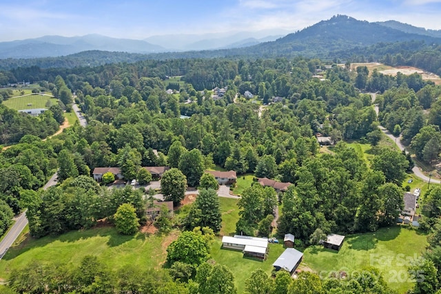 12 Buckshot Ridge Dr, Asheville, NC 28804 - bird's eye view of a mountain backdrop and a forest