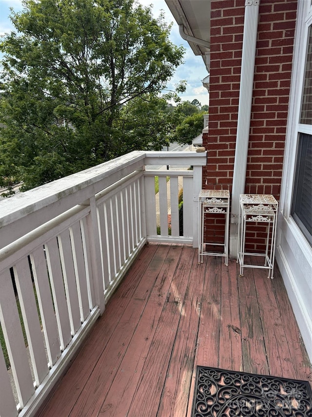 6112 Creft Cir, Indian Trail, NC 28079 - view of wooden terrace