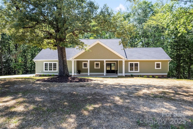 510 State Rd, China Grove, NC 28023 - view of front of home featuring a porch and roof with shingles