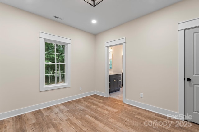 510 State Rd, China Grove, NC 28023 - unfurnished bedroom with light wood-style flooring and ensuite bath