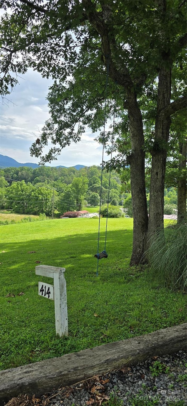 414 Pine Cove Rd, Old Fort, NC 28762 - view of home's community with a yard and a mountain view