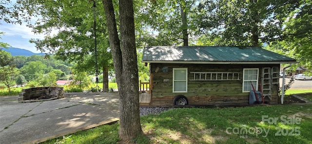 414 Pine Cove Rd, Old Fort, NC 28762 - view of outdoor structure featuring a mountain view