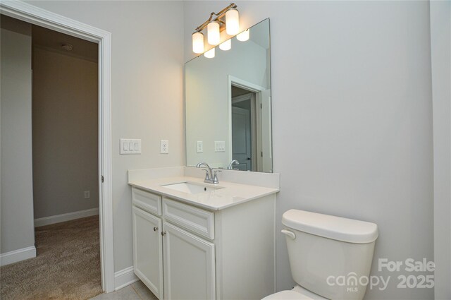 10149 Meeting House Dr NW, Huntersville, NC 28078 - half bathroom featuring vanity and toilet