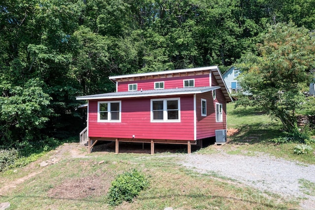 109 Azalea Ave, Swannanoa, NC 28778 - view of outbuilding featuring a wooded view