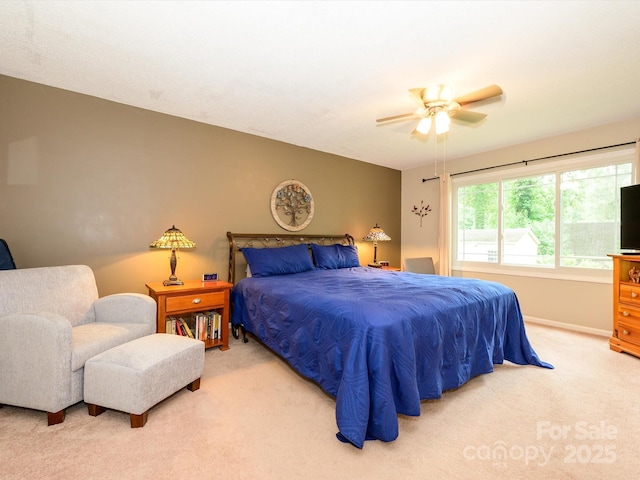 1047 Honeybee Trl, Fort Mill, SC 29715 - bedroom featuring carpet and a ceiling fan