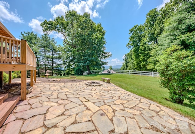 74 Challedon Dr, Candler, NC 28715 - view of patio / terrace featuring a deck