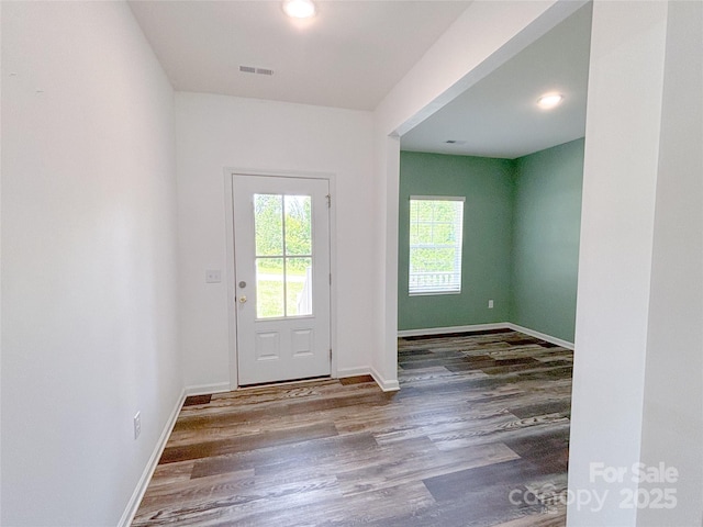 1542 Antioch Dr, Conover, NC 28613 - foyer entrance with wood finished floors