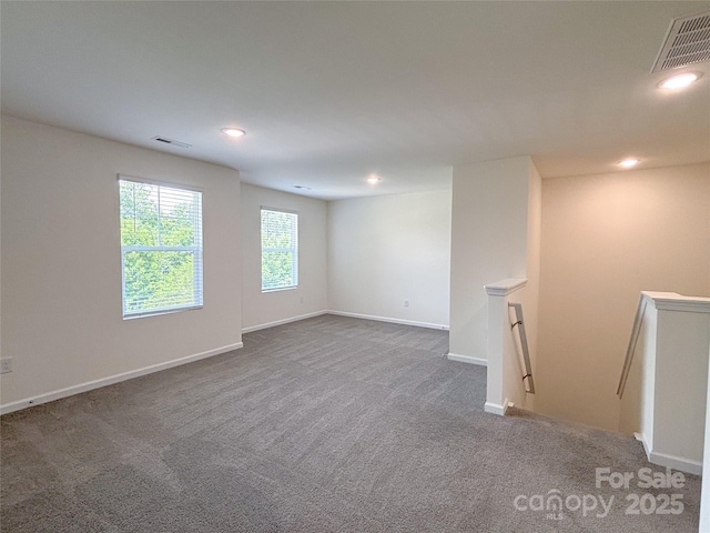 1542 Antioch Dr, Conover, NC 28613 - carpeted empty room with baseboards and recessed lighting