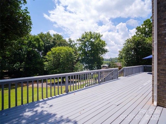 6620 Amos Smith Rd, Charlotte, NC 28214 - wooden terrace featuring a yard