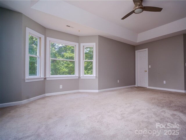 6620 Amos Smith Rd, Charlotte, NC 28214 - spare room featuring carpet floors and a ceiling fan