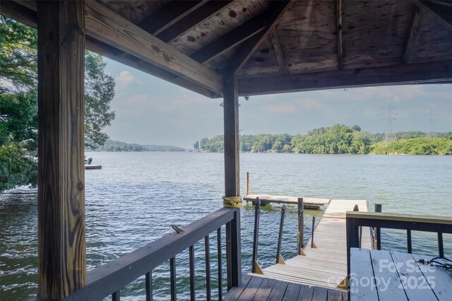 6620 Amos Smith Rd, Charlotte, NC 28214 - dock area with a water view