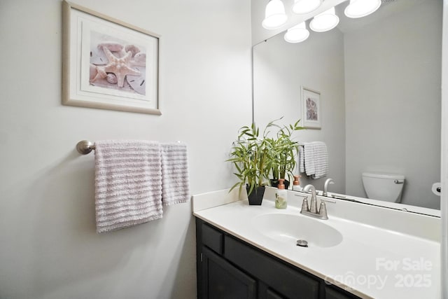 3325 Fortis Ln, Matthews, NC 28105 - bathroom featuring vanity and toilet