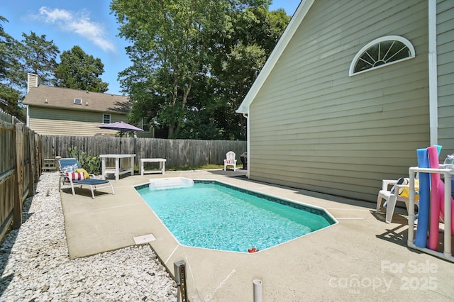 3325 Fortis Ln, Matthews, NC 28105 - view of pool with a patio and a fenced backyard
