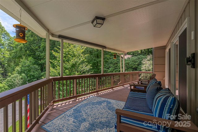 477 Locust Dr, Maggie Valley, NC 28751 - view of deck