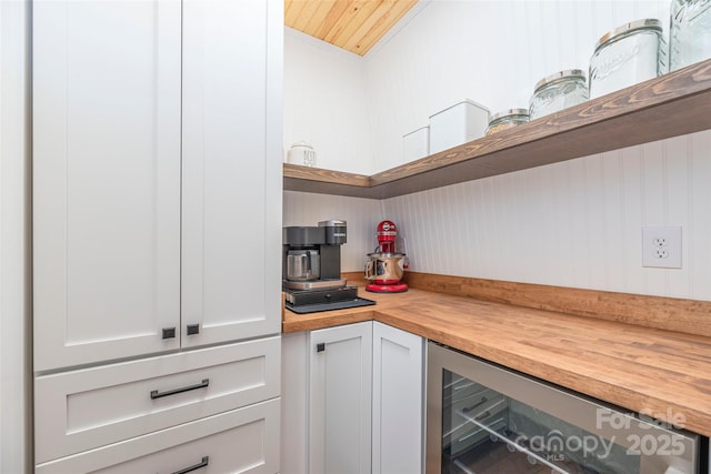 477 Locust Dr, Maggie Valley, NC 28751 - pantry with beverage cooler