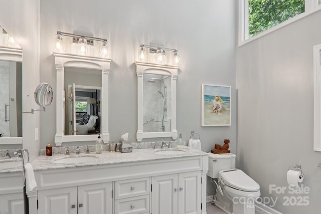 600 Summit Rdg Unit 34, Waynesville, NC 28786 - full bath featuring a stall shower and double vanity