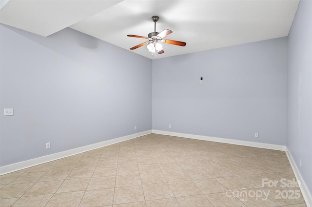 4 Stars Forever Dr, Black Mountain, NC 28711 - empty room with ceiling fan and light tile patterned flooring