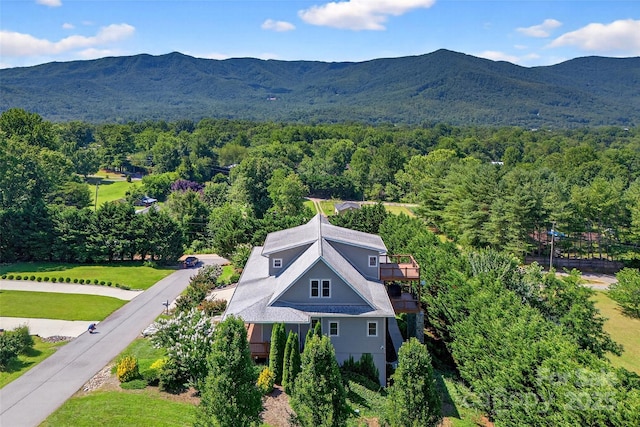4 Stars Forever Dr, Black Mountain, NC 28711 - view from above of property with a forest and mountains