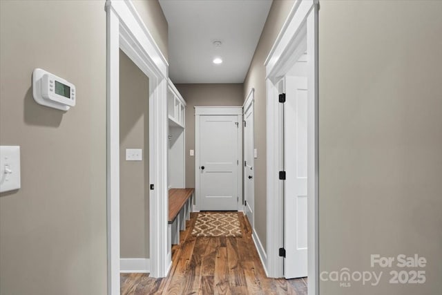 18 Morningside Dr, Granite Falls, NC 28630 - hallway with wood finished floors and recessed lighting