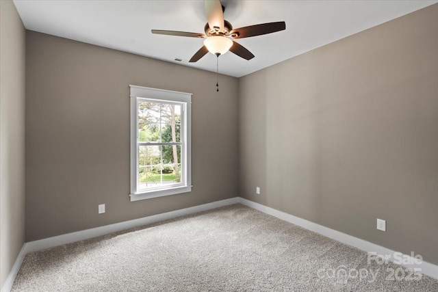 18 Morningside Dr, Granite Falls, NC 28630 - spare room with ceiling fan and carpet