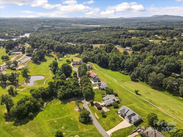 18 Morningside Dr, Granite Falls, NC 28630 - bird's eye view of a water and mountain view and a golf club
