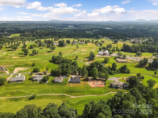 18 Morningside Dr, Granite Falls, NC 28630 - drone / aerial view of a mountain backdrop and a golf club