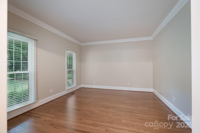 1503 Jack White Dr, Rock Hill, SC 29732 - empty room with ornamental molding and wood finished floors