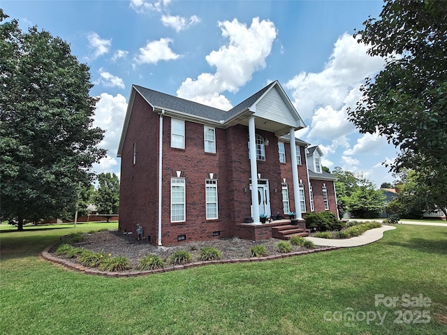 509 E Main St, Rockwell, NC 28138 - view of front of house with brick siding and a front yard