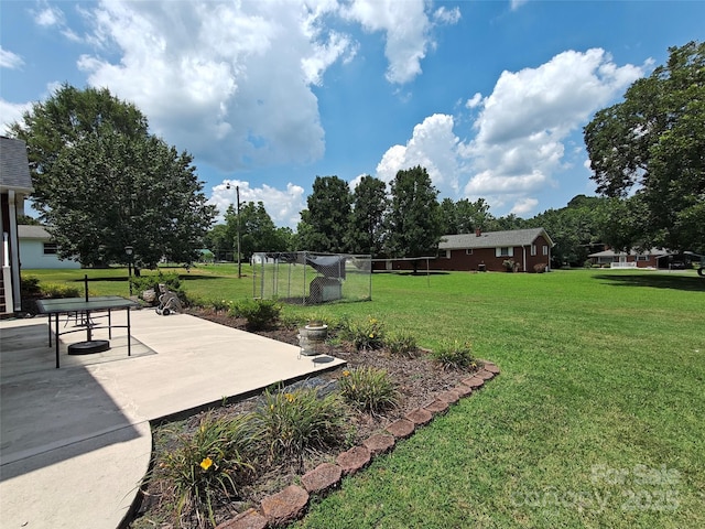 509 E Main St, Rockwell, NC 28138 - view of grassy yard with a patio area
