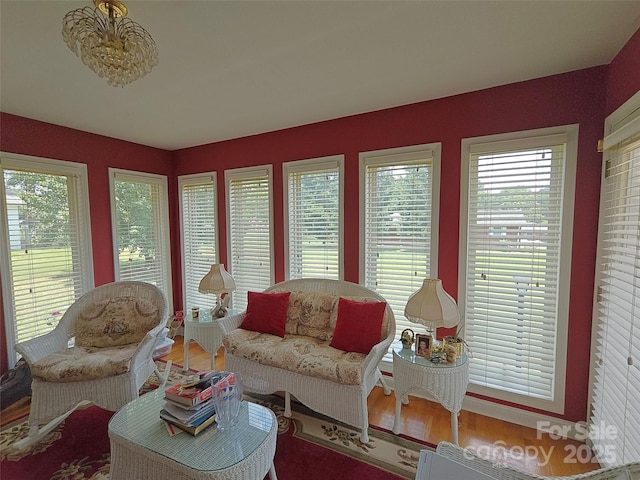 509 E Main St, Rockwell, NC 28138 - sunroom featuring healthy amount of natural light and wood finished floors