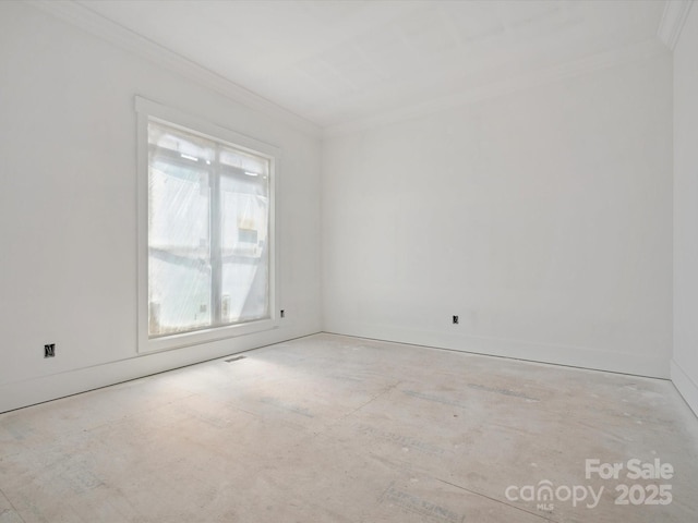 8018 Fairmont Dr, Waxhaw, NC 28173 - unfurnished room with crown molding