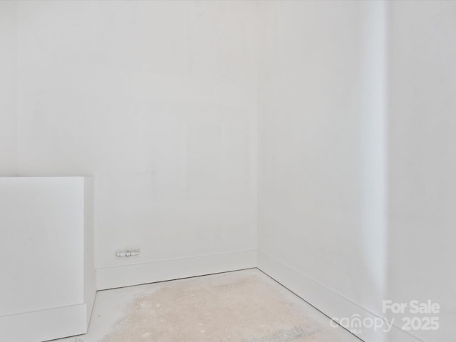 8018 Fairmont Dr, Waxhaw, NC 28173 - unfurnished room with concrete floors
