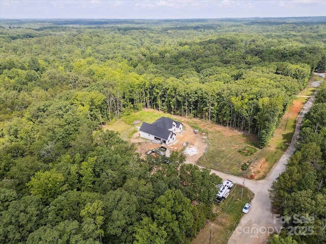 8018 Fairmont Dr, Waxhaw, NC 28173 - aerial view of a heavily wooded area