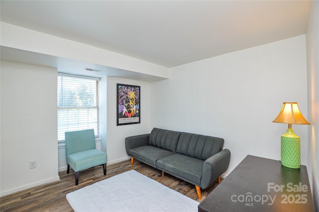 9325 Old Concord Rd Unit J, Charlotte, NC 28213 - living room with wood finished floors and baseboards