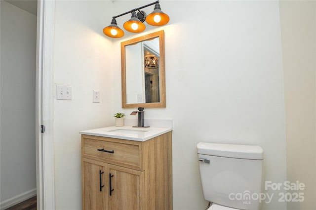 9325 Old Concord Rd Unit J, Charlotte, NC 28213 - half bath with vanity and toilet