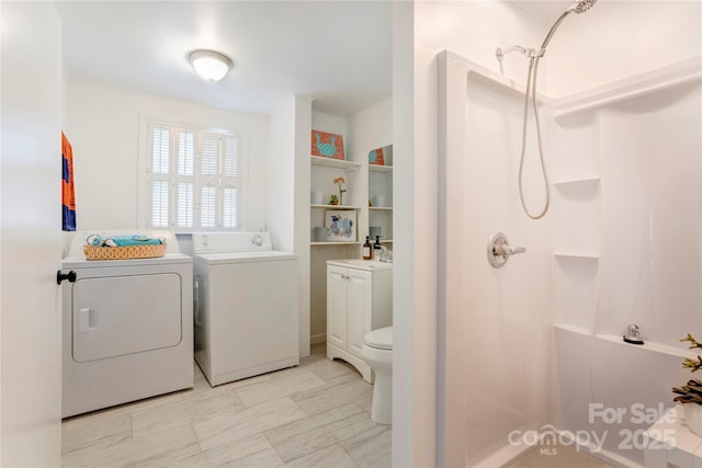 303 Odell St, Kannapolis, NC 28083 - laundry area with washing machine and dryer