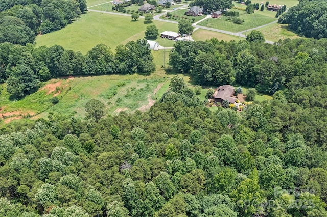 724 Teeter Rd, Mooresville, NC 28115 - aerial view of property and surrounding area featuring a forest