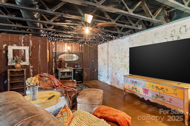 724 Teeter Rd, Mooresville, NC 28115 - living room featuring concrete flooring