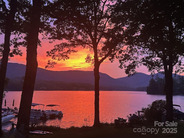 28 Toxaway Pt Unit B7, Lake Toxaway, NC 28747 - water view with mountains