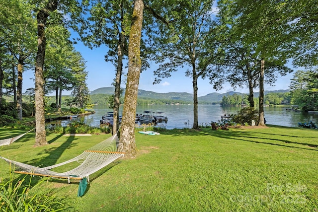 28 Toxaway Pt Unit B7, Lake Toxaway, NC 28747 - water view with mountains