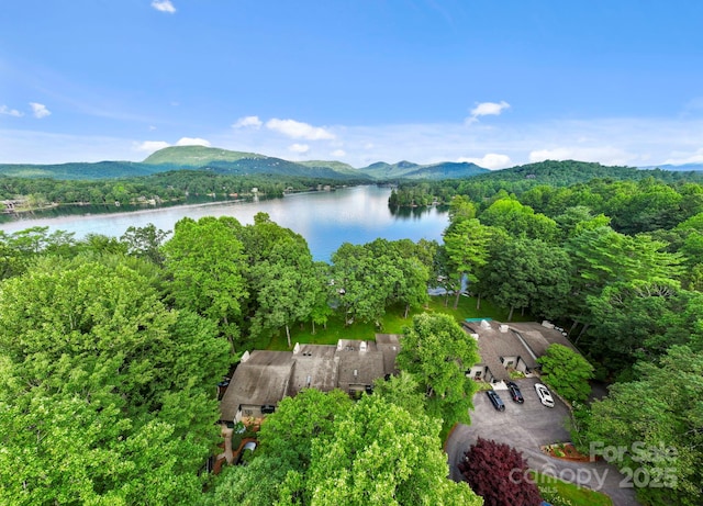 28 Toxaway Pt Unit B7, Lake Toxaway, NC 28747 - aerial view of a water and mountain view