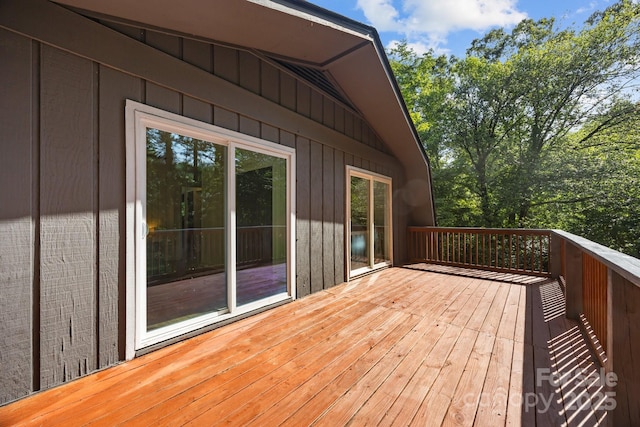3276 Howard Gap Rd, Hendersonville, NC 28792 - view of wooden deck