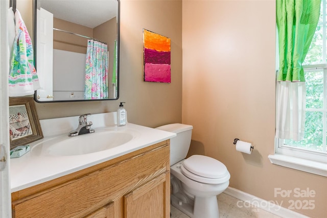 1274 Winding Path Rd, Clover, SC 29710 - bathroom with vanity and a shower with curtain