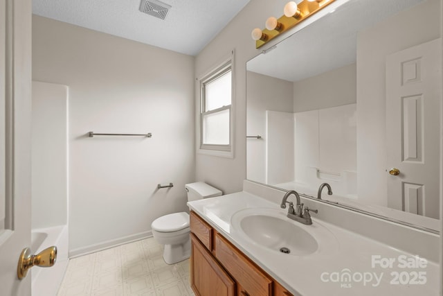 416 Park Ave, Granite Quarry, NC 28072 - full bathroom with tile patterned floors, vanity, and bathing tub / shower combination